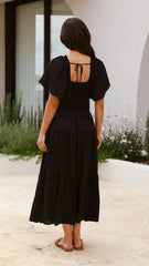 Lainey Midi Dress - Black