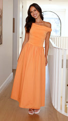 Immy Midi Dress - Melon