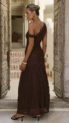 Malayah Maxi Dress - Chocolate